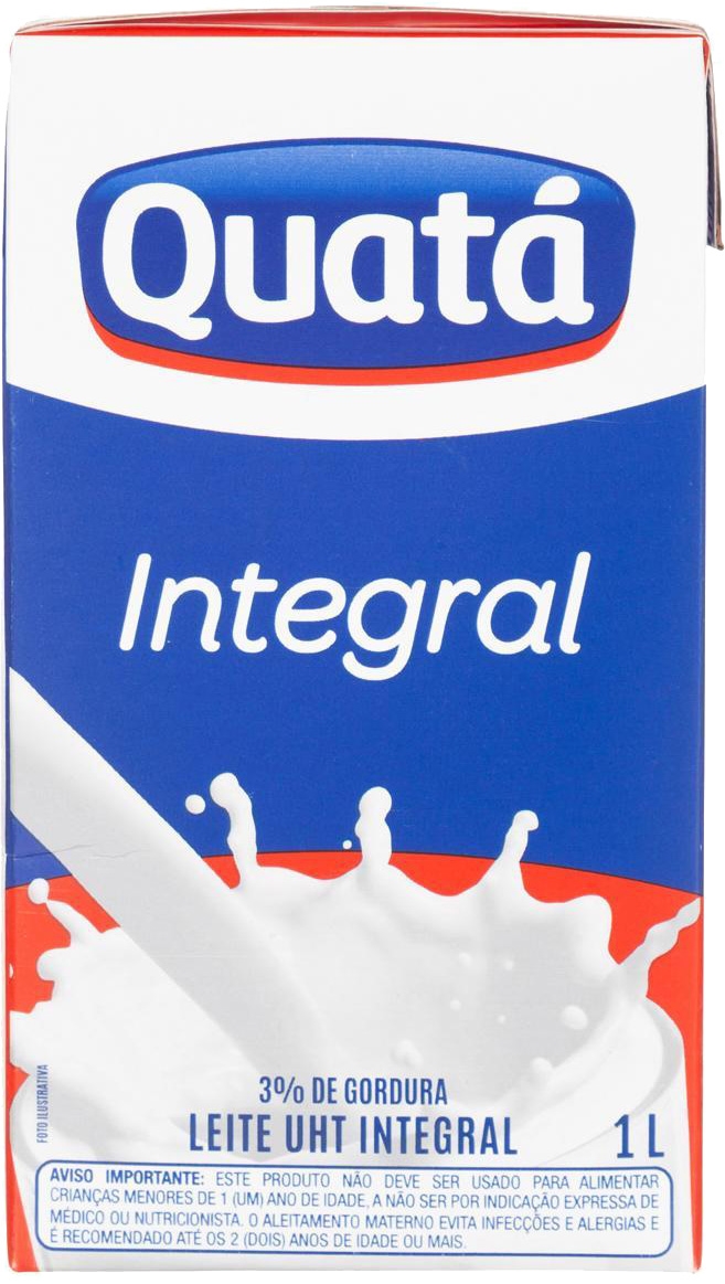 QUATÁ LEITE INTEGRAL UHT QUATÁ LEITE INTEGRAL UHT