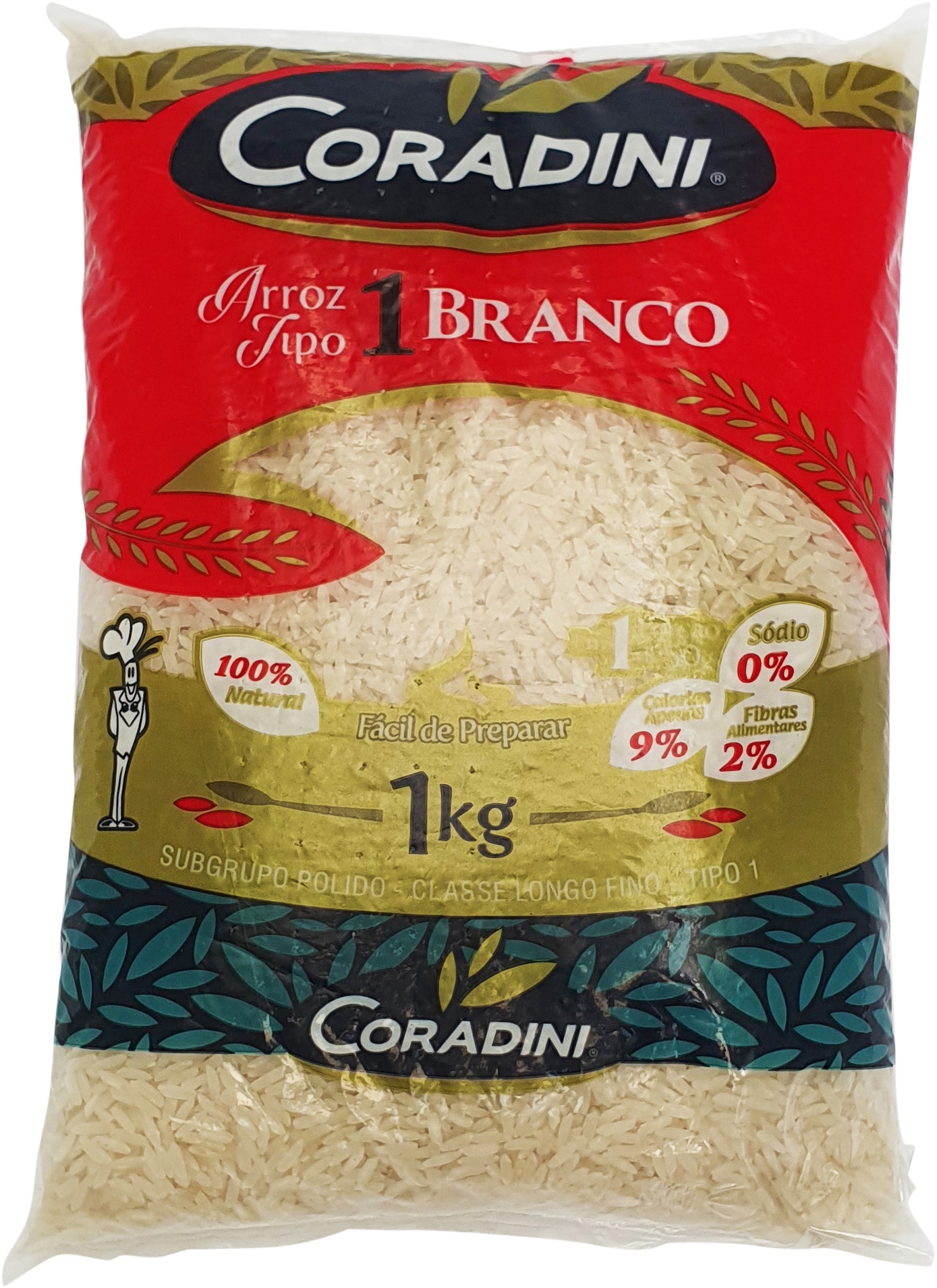 CORADINI ARROZ BRANCO TIPO 1 CORADINI ARROZ BRANCO TIPO 1