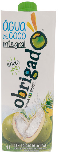 OBRIGADO ÁGUA DE COCO OBRIGADO ÁGUA DE COCO
