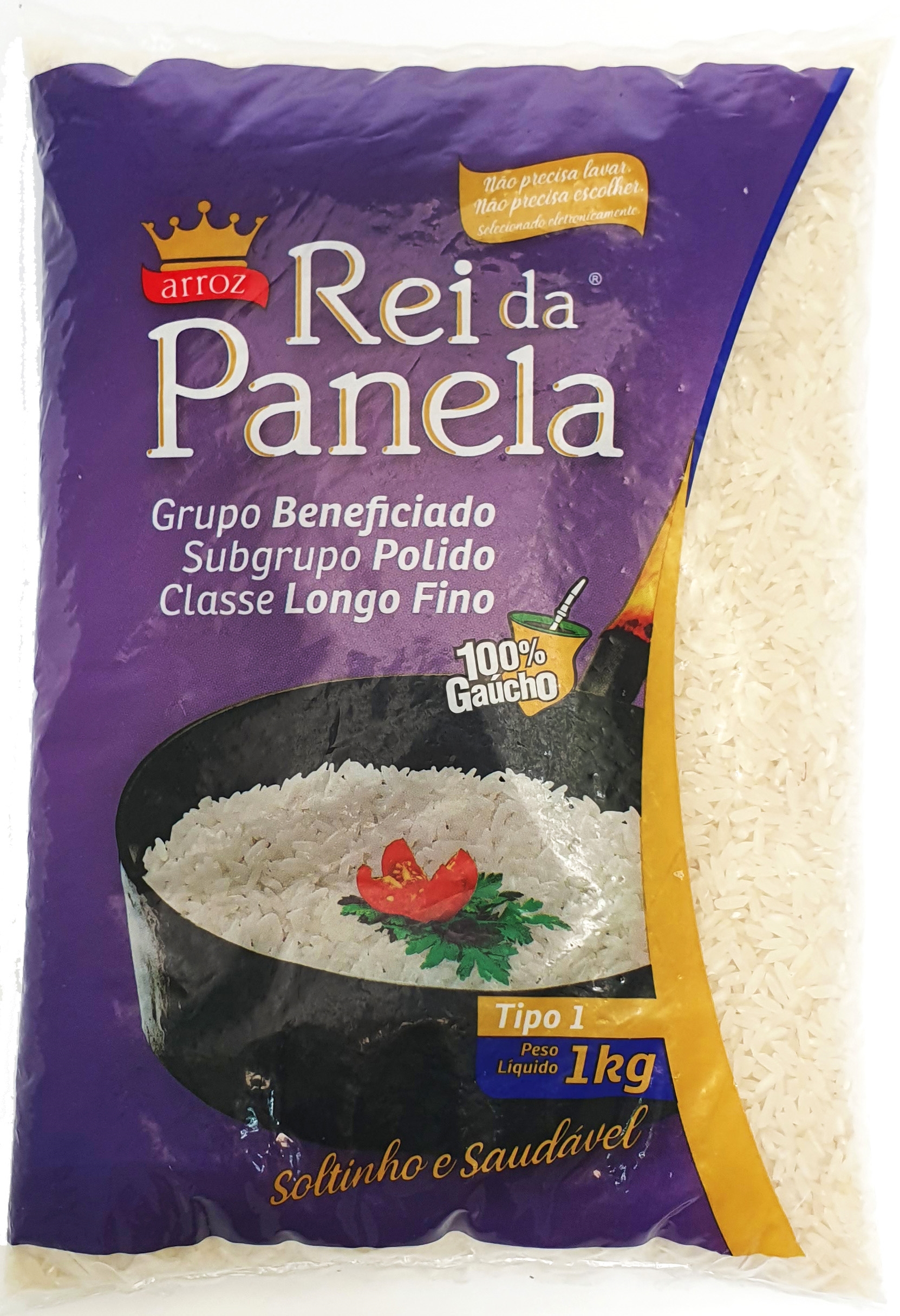 REI DA PANELA ARROZ BRANCO TIPO 1