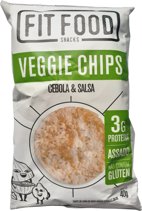 FIT FOOD VEGGIE CHIPS CEBOLA E SALSA