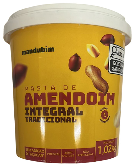 MANDUBIM PASTA DE AMENDOIM INTEGRAL