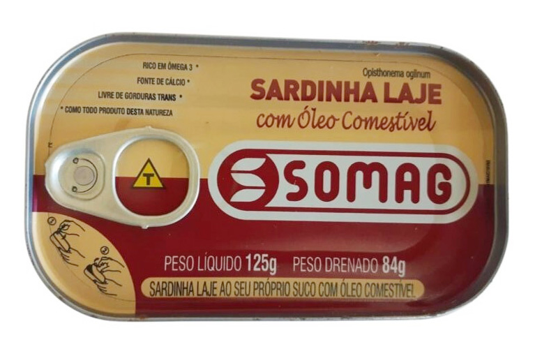 SOMAG SARDINHA COM ÓLEO