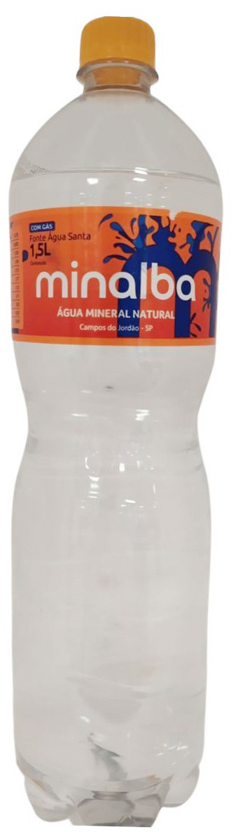 MINALBA ÁGUA MINERAL COM GÁS DE 1,5L