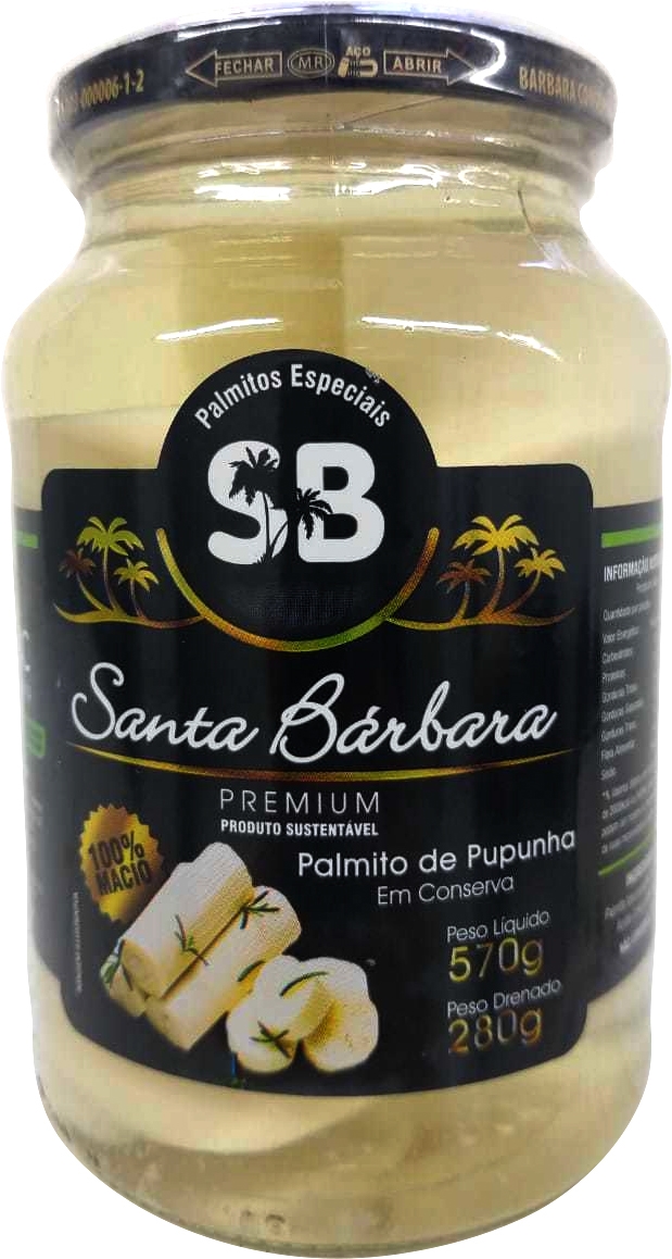 SANTA BÁRBARA PALMITO PUPUNHA