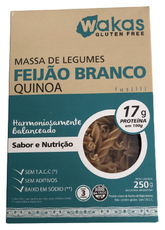 WAKAS MASSA SEM GLÚTEN OUTROS, COM OUTROS