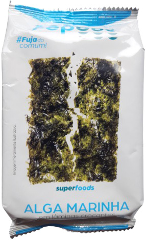 REPEAT ALGA MARINHA EM LÂMINAS CROCANTES WASABI