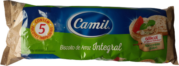 CAMIL BISCOITO DE ARROZ INTEGRAL