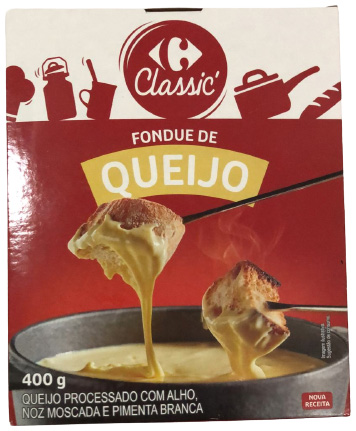 CARREFOUR CLASSIC QUEIJO PROCESSADO COM ALHO, NOZ MOSCADA E PIMENTA BRANCA