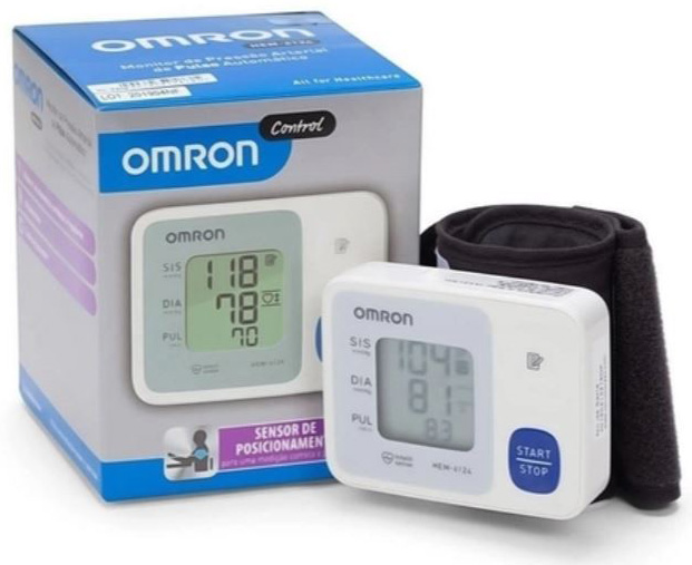OMRON MEDIDOR DE PRESSÃO ARTERIAL DE PULSO - HEM6124